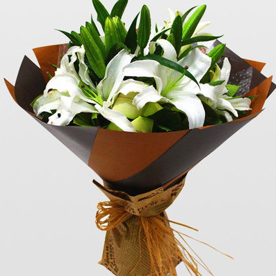 鲜花速递_庆幸有你 （香水百合 爱情 友情 生日 教师 母亲 圣诞）