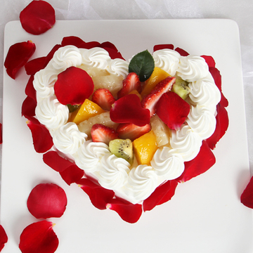 鲜花速递_明明白白我的心 8寸