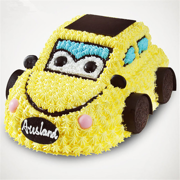 鲜花速递_创意小汽车 8寸