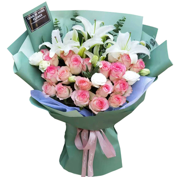 花市鲜花网_鲜花速递_你笑起来真好看