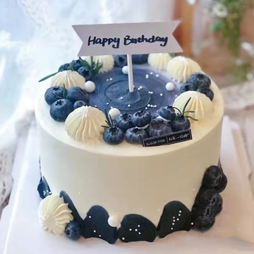 花市鲜花网_鲜花速递_蓝色多瑙河 6寸