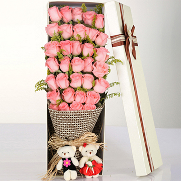 花市鲜花网_鲜花速递_粉色情人