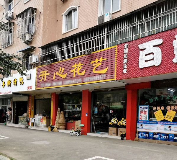 金寨县梅山镇二中附近花店