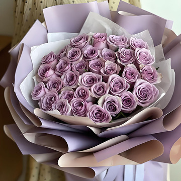 花市鲜花网_鲜花速递_紫色约定